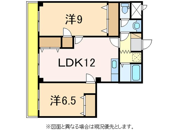 千歳パークマンションの物件間取画像